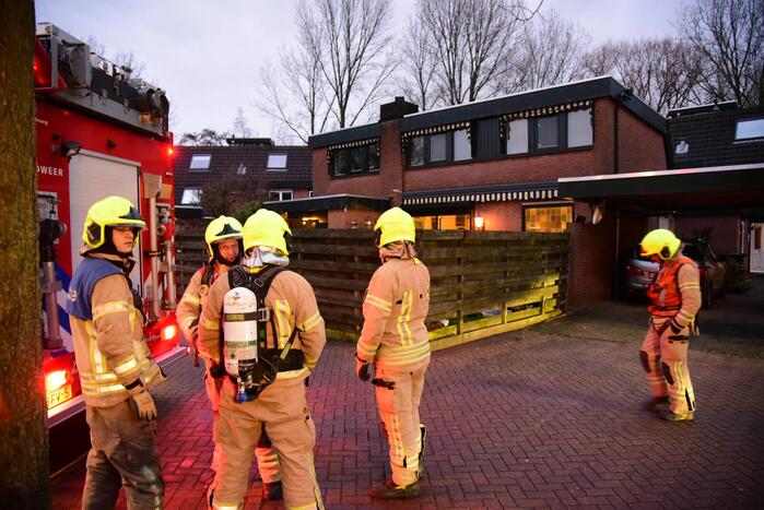 Politie-inzet bij melding woningbrand