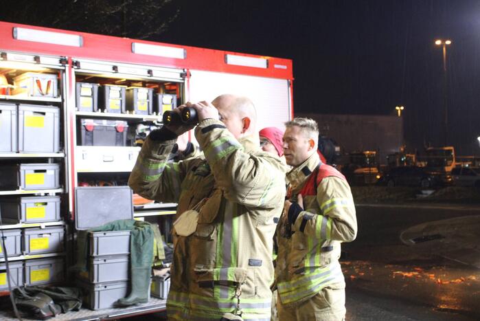 Straten onder water door springtij