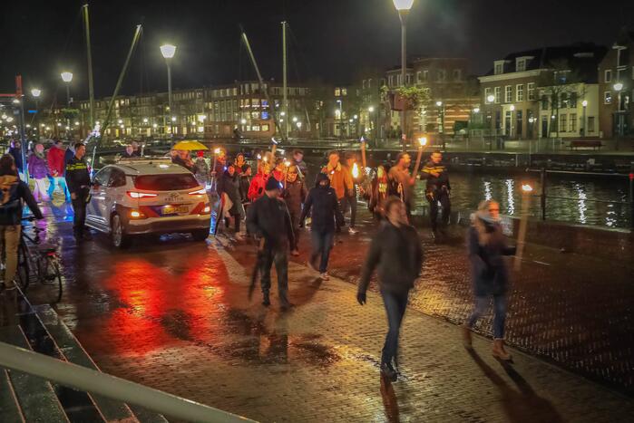 Veel mensen bij demonstratie