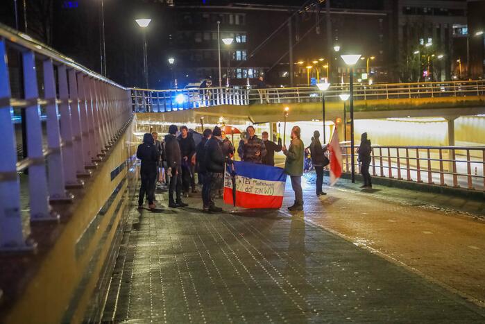 Veel mensen bij demonstratie