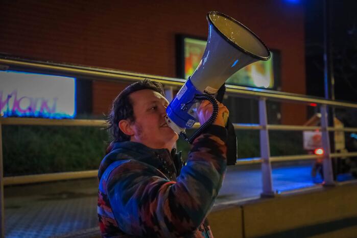 Veel mensen bij demonstratie