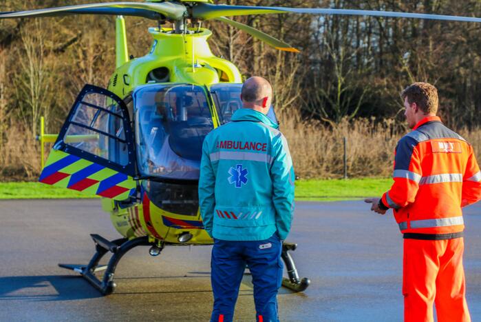 Veel bekijks voor inzet van traumahelikopter