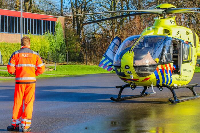 Veel bekijks voor inzet van traumahelikopter