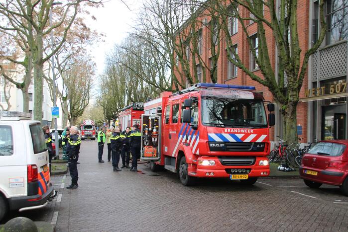 Appartementencomplex vol rook door hevige brand