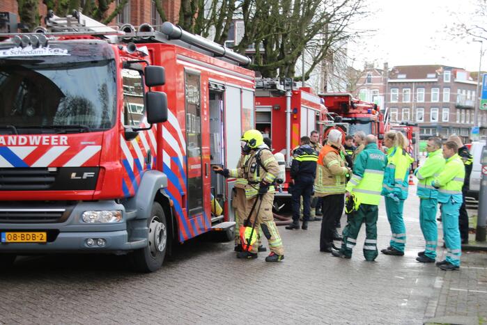 Appartementencomplex vol rook door hevige brand