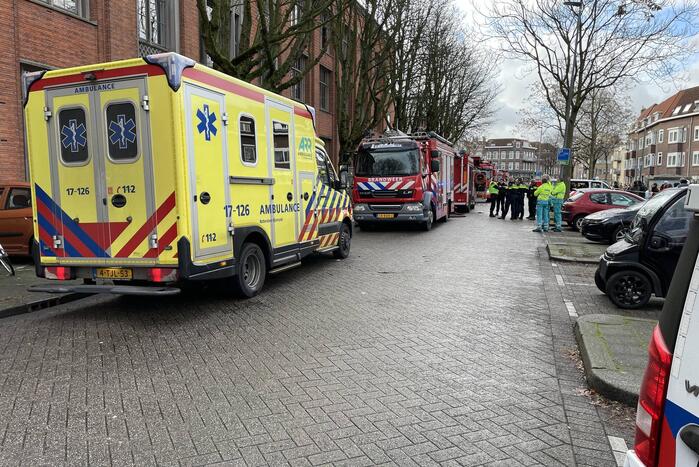 Appartementencomplex vol rook door hevige brand