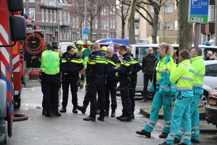 Appartementencomplex vol rook door hevige brand