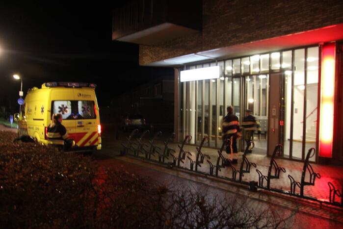 Bewoner gecontroleerd na brandmelding