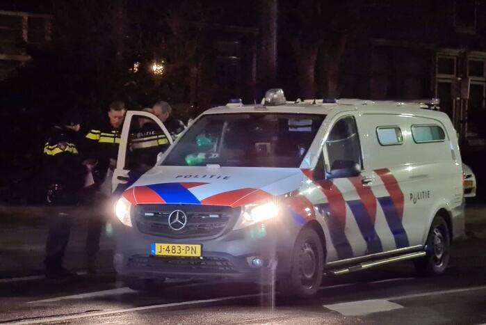 Veel politie op de been een aanhouding