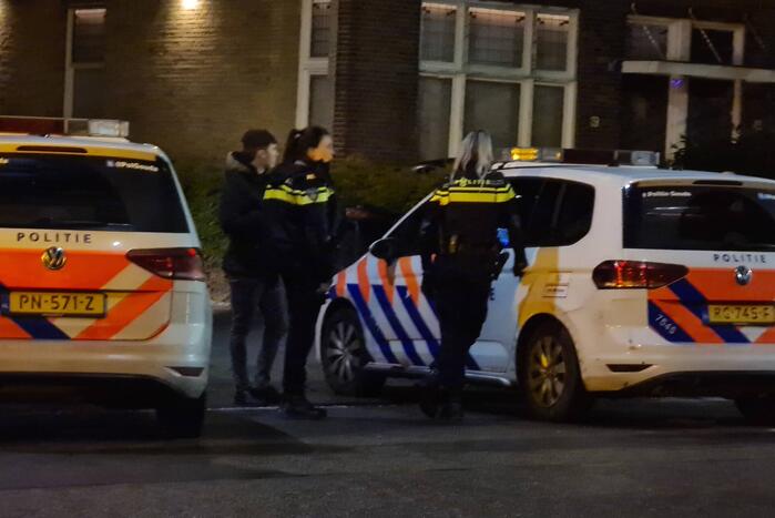 Veel politie op de been een aanhouding