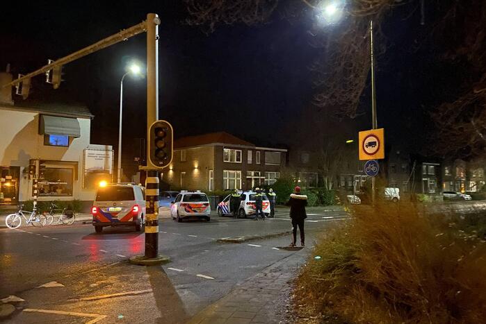 Veel politie op de been een aanhouding