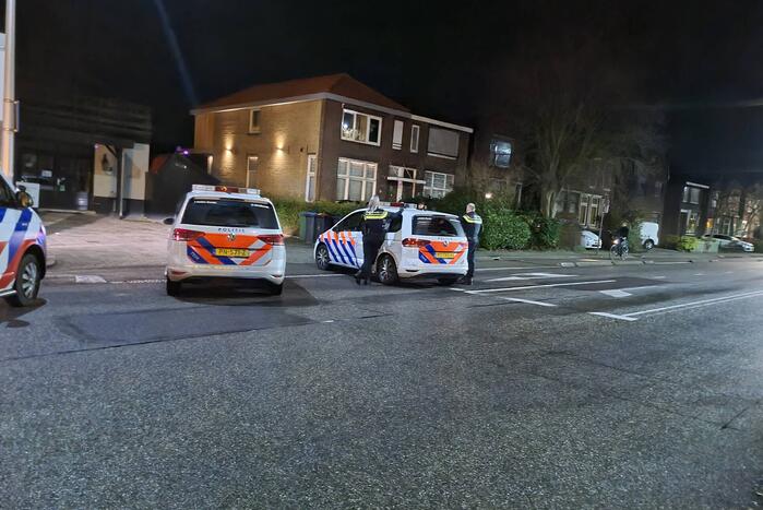 Veel politie op de been een aanhouding