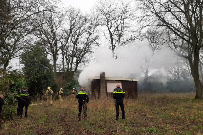 Brand ontstaan in leegstaand pand