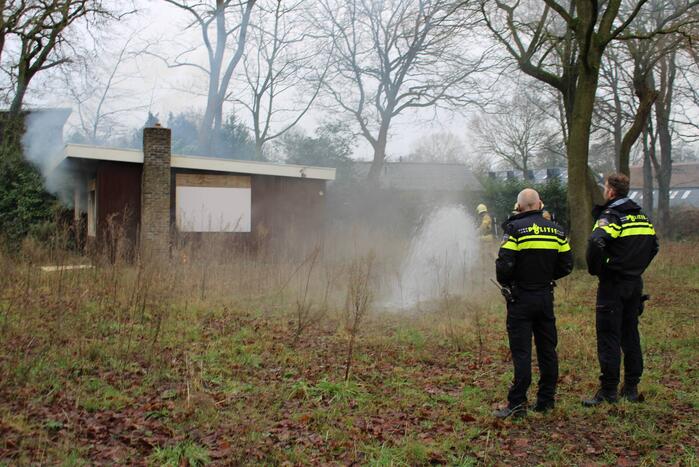 Brand ontstaan in leegstaand pand