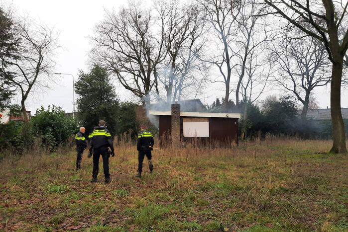 Brand ontstaan in leegstaand pand