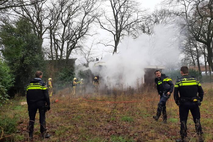 Brand ontstaan in leegstaand pand