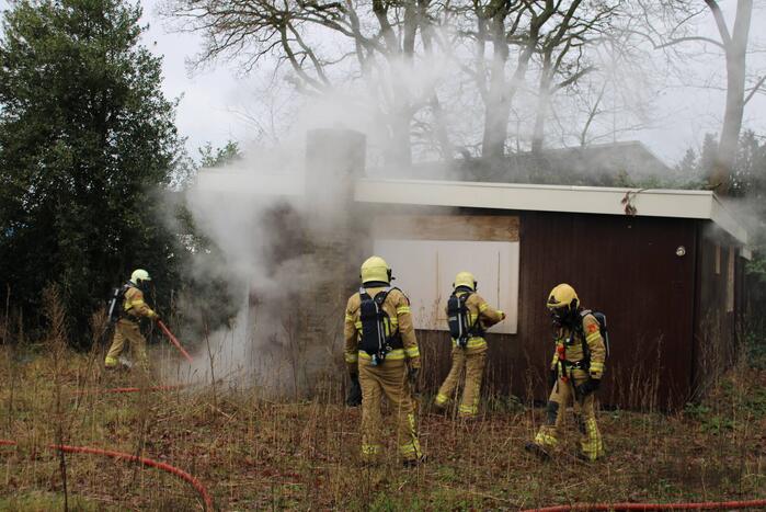 Brand ontstaan in leegstaand pand