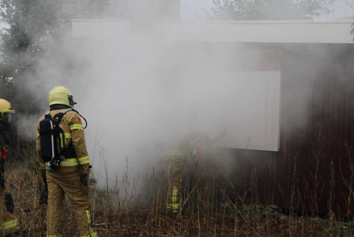 Brand ontstaan in leegstaand pand