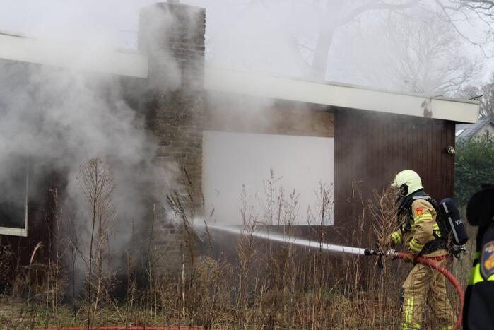 Brand ontstaan in leegstaand pand
