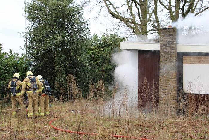 Brand ontstaan in leegstaand pand