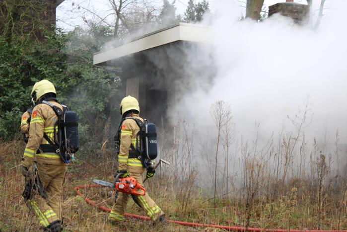 Brand ontstaan in leegstaand pand