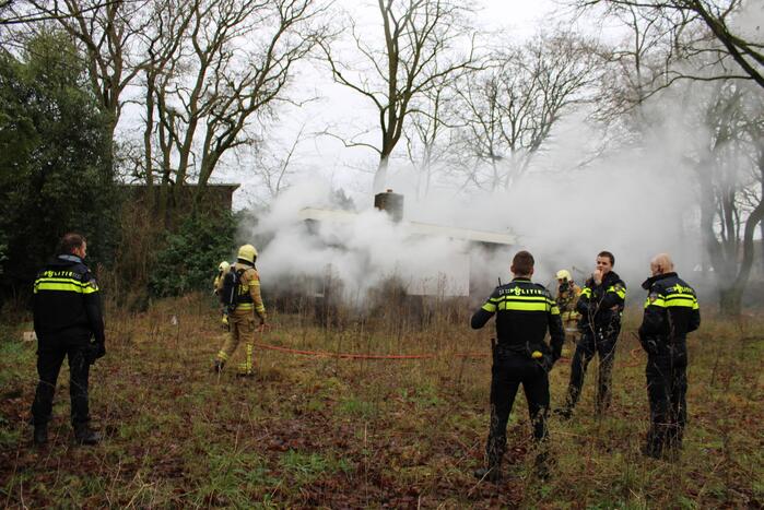 Brand ontstaan in leegstaand pand