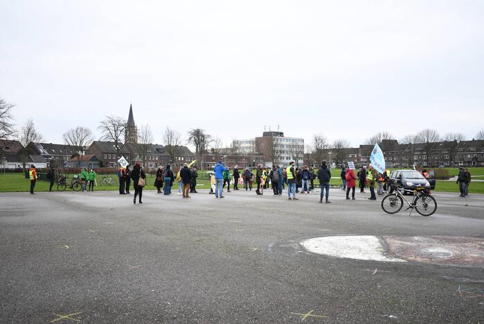 Demonstratie voor behoud van het Sterrebos