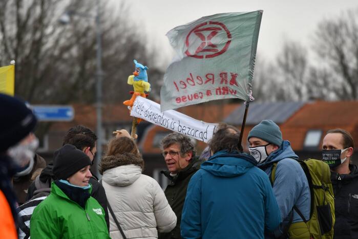 Demonstratie voor behoud van het Sterrebos