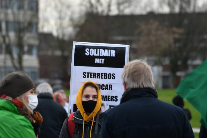 Demonstratie voor behoud van het Sterrebos