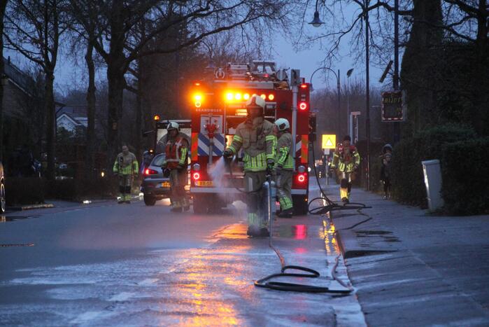 Kilometers lang oliespoor zorgt voor gevaarlijke situatie