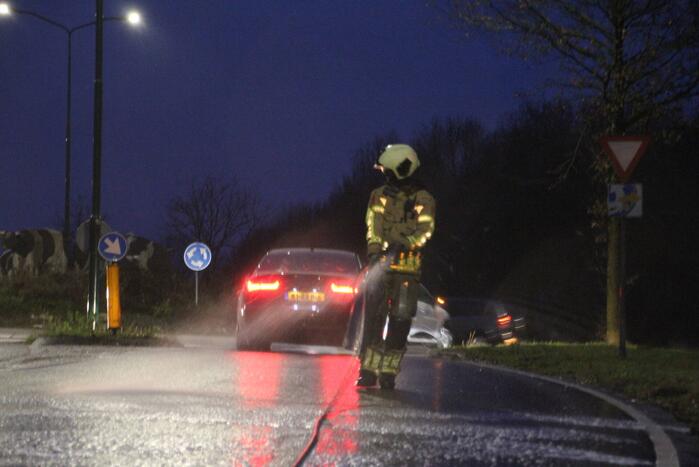 Kilometers lang oliespoor zorgt voor gevaarlijke situatie