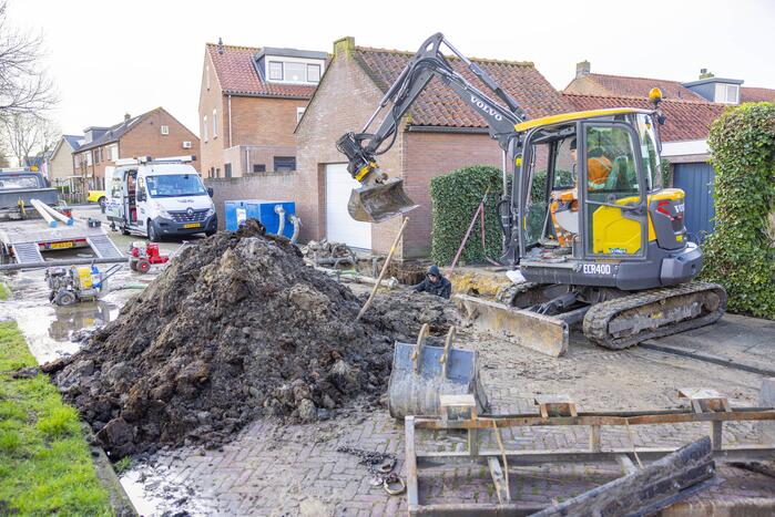 Ruim honderd huishoudens zonder water