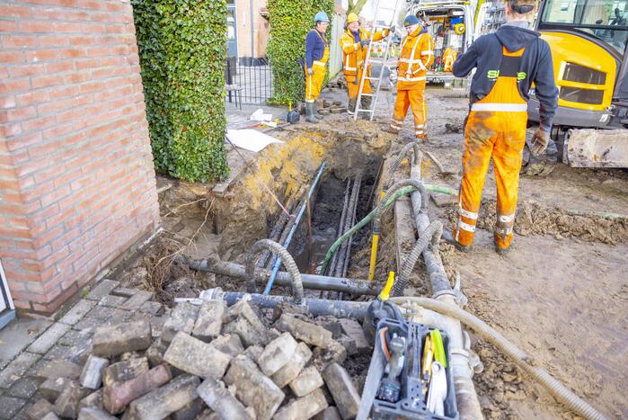 Ruim honderd huishoudens zonder water