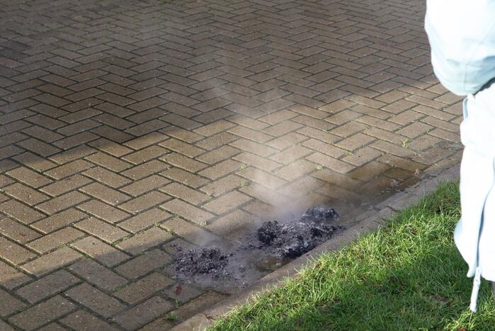 Veel rook bij brand in schoorsteen