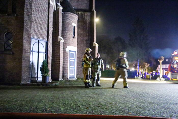 Brandweer ingezet voor brand in kerk