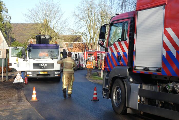Gaslekkage geraakt tijden graafwerkzaamheden