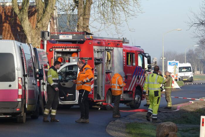 Gaslekkage geraakt tijden graafwerkzaamheden