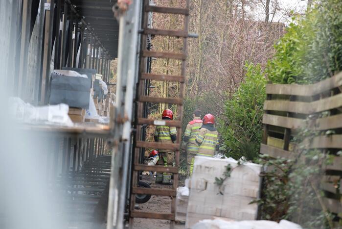 Bouwterrein ontruimd door gaslekkage