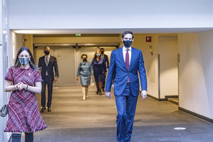 Ceremoniële overdracht ministerie van Financiën