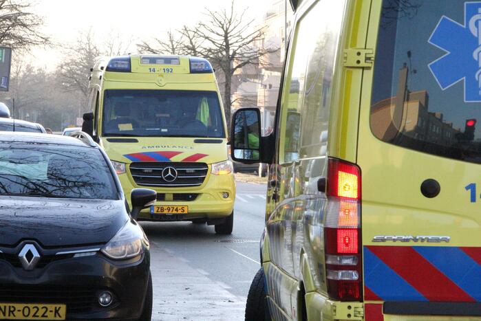 Traumahelikopter trekt veel bekijks