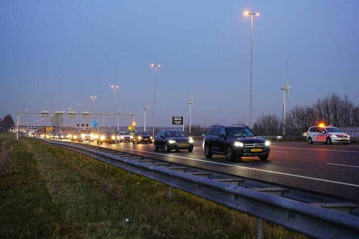 Schade bij kop-staart botsing