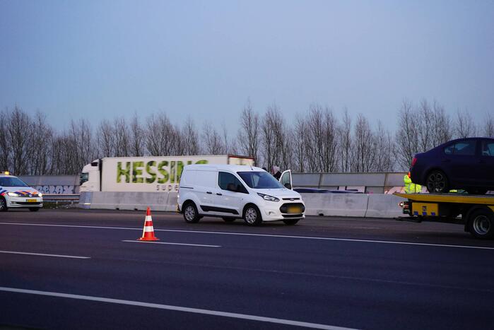 Schade bij kop-staart botsing