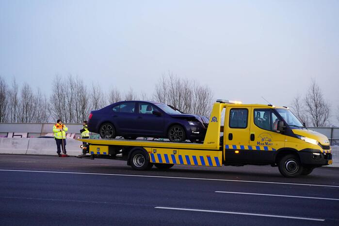 Schade bij kop-staart botsing