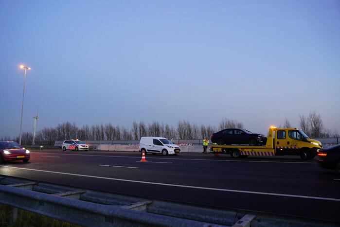 Schade bij kop-staart botsing