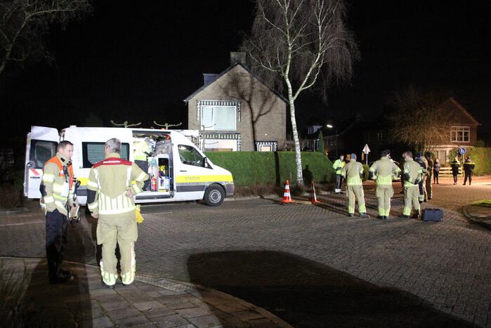 Brandweer ingezet voor hevige gaslekkage