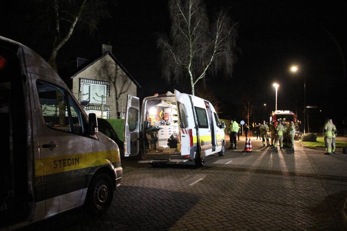 Brandweer ingezet voor hevige gaslekkage