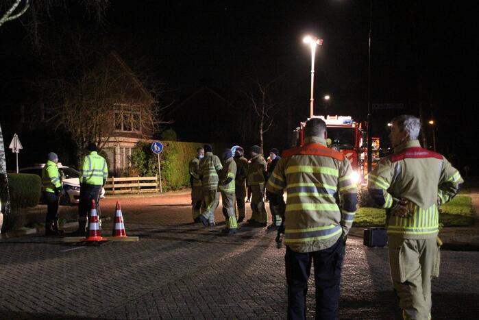 Brandweer ingezet voor hevige gaslekkage