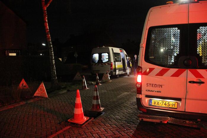 Brandweer ingezet voor hevige gaslekkage