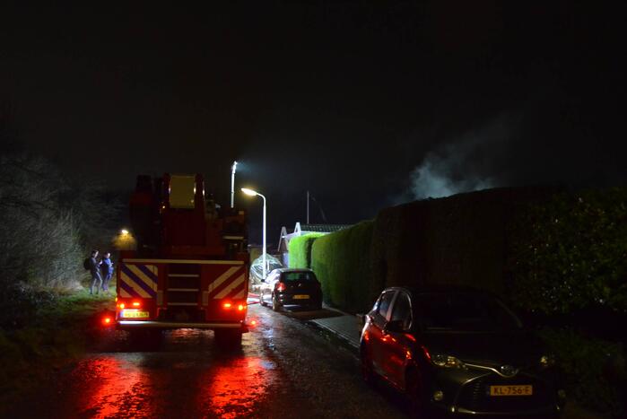 Brand aan boord van woonboot