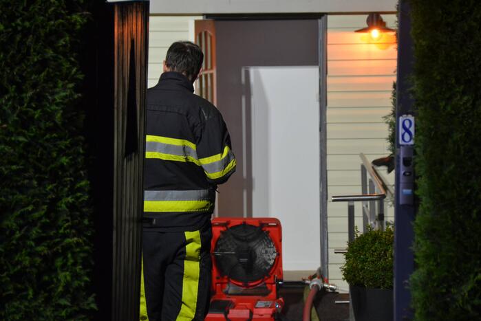 Brand aan boord van woonboot